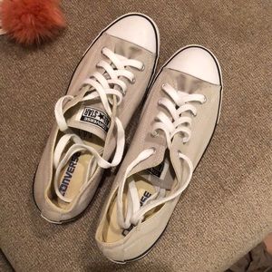 Grey low profile converse